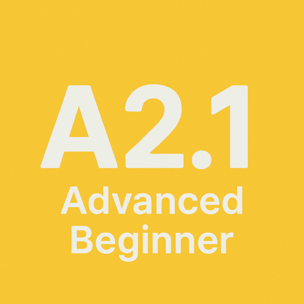 Level: A2.1 - Beginner Advanced (7-11 years old)