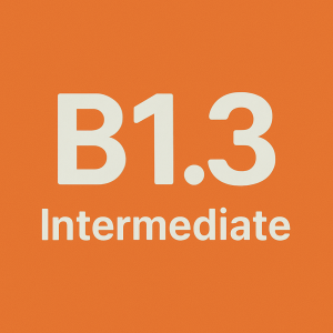 Level: B1.3 - Intermediate  (12-16 years old)