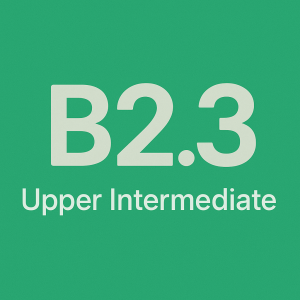 Level: B2.3 - Intermediate (Adults)