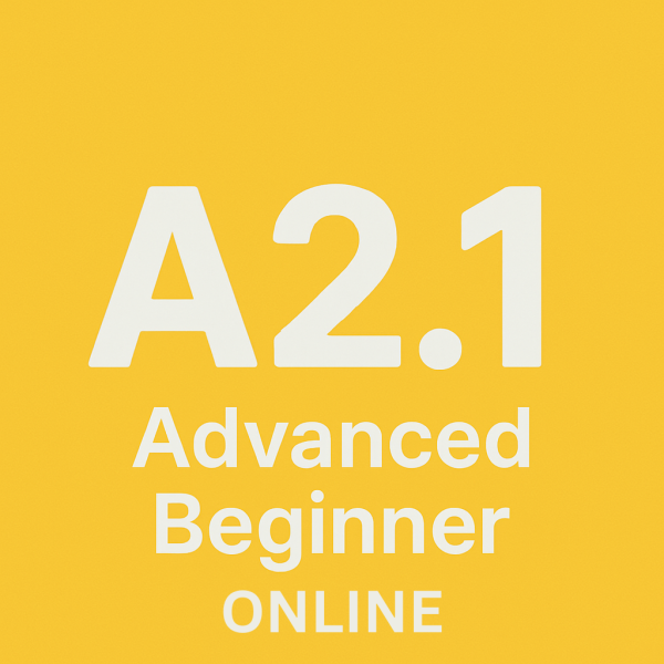 A2.1 Advanced Beginner Online