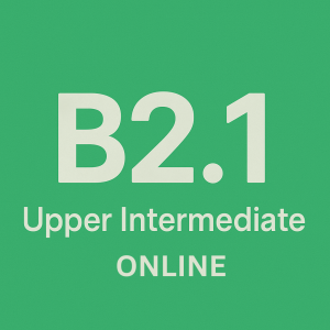 B2.1 Upper Intermediate Online